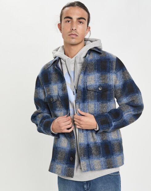 Veste en Laine mélangée  Kervon-Gb bleue
