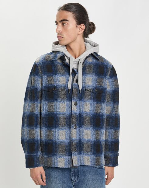 Veste en Laine mélangée  Kervon-Gb bleue