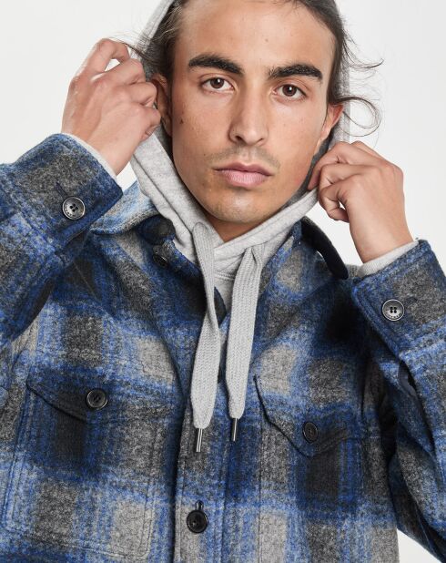 Veste en Laine mélangée  Kervon-Gb bleue