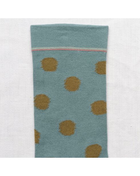 Calzini blu a pois