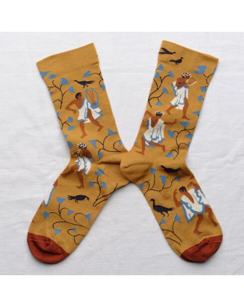 Chaussettes Musiciens ocre