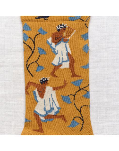 Chaussettes Musiciens ocre