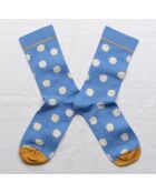 Calzini blu a pois