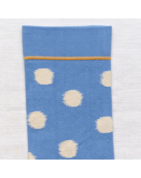 Calzini blu a pois