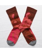 Calcetines marrones para parejas