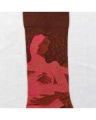 Calcetines marrones para parejas