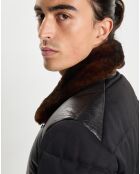 Blouson en Cuir Marcello noir