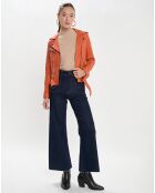 Perfecto en Cuir Billie orange