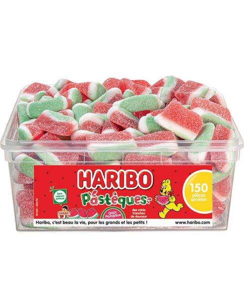 Boite de bonbons pastèque 26 pièces