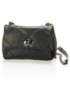 Sac bandoulière en Cuir noir - 30x8x17 cm