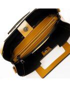 Sac à main en Cuir cognac - 32x11x20 cm