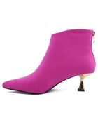 Bottines Loulou fuchsia - Talon 6.5 cm