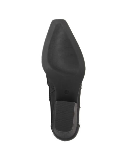 Bottes Camille noires - Talon 5 cm
