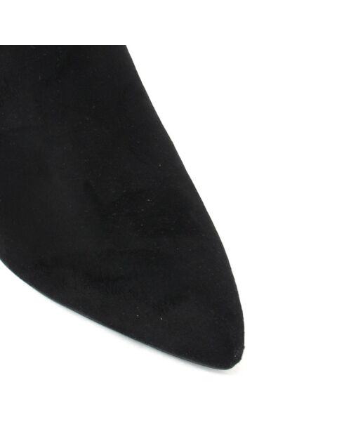 Schwarze Stiefel Nelia - 6 cm Absatz