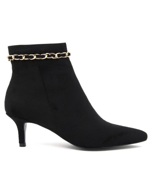 Bottines Nelia noires - Talon 6 cm