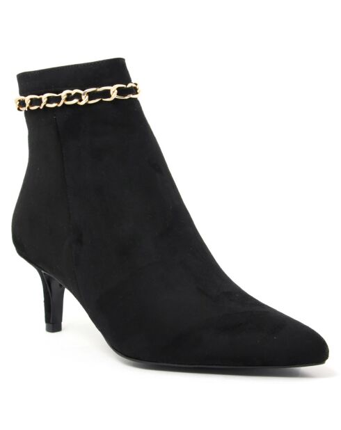 Bottines Nelia noires - Talon 6 cm