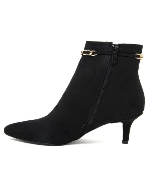 Bottines Nelia noires - Talon 6 cm