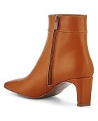 Bottines Stephanie cognac - Talon 6 cm