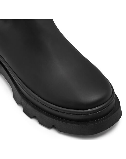 Bottes Faustine noires - Talon 5 cm