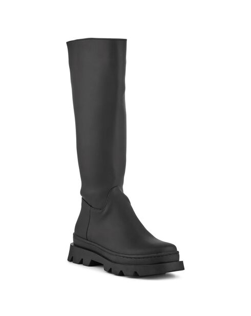 Bottes Faustine noires - Talon 5 cm