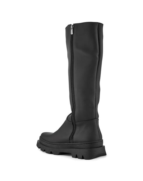 Bottes Faustine noires - Talon 5 cm