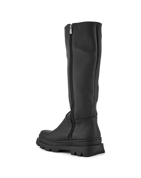 Bottes Faustine noires - Talon 5 cm