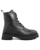 Boots en Cuir Ysée noires - Talon 4.5 cm