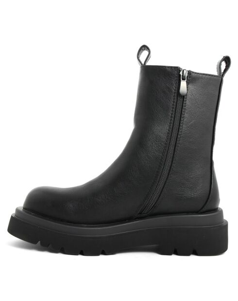 Stivali Chelsea neri Justine - tacco 5 cm