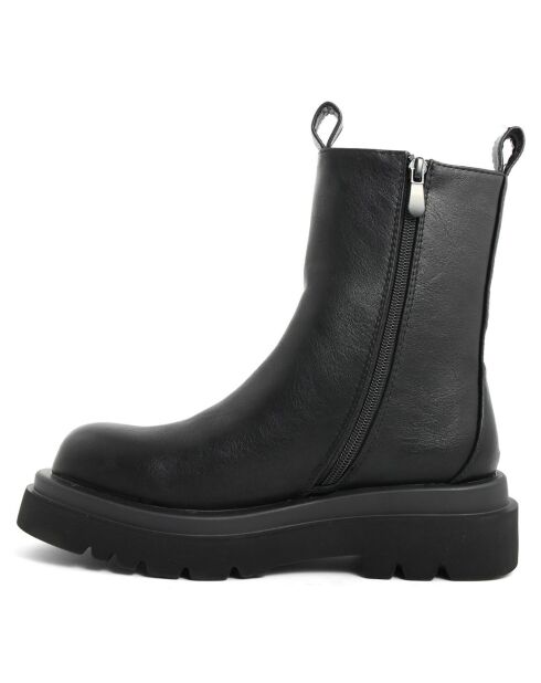 Chelsea boots Justine noires - Talon 5 cm