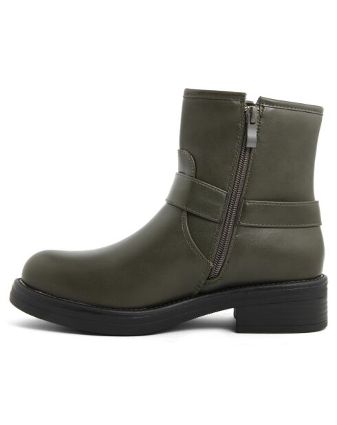 Groene laarzen Clarisse