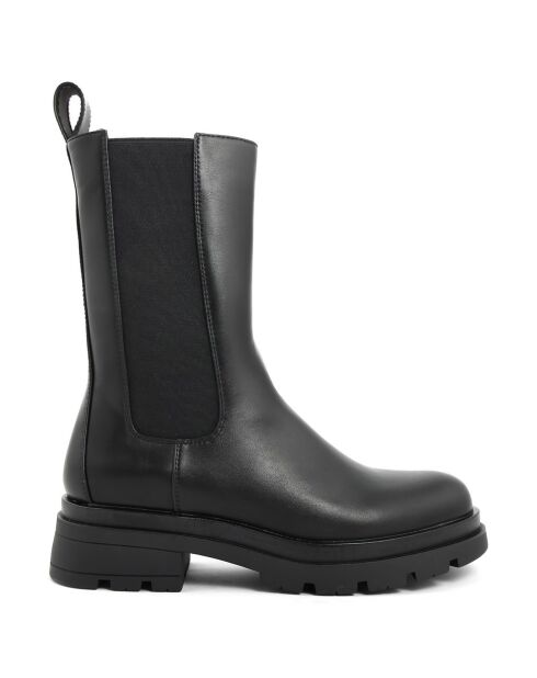 Chelsea boots Paula noires - Talon 5 cm