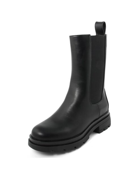Chelsea boots Paula noires - Talon 5 cm