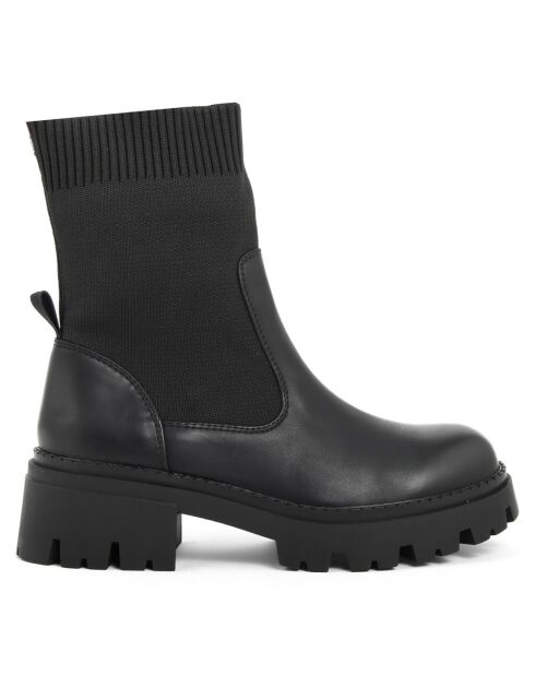 Boots Zoé noires - Talon 6.5 cm