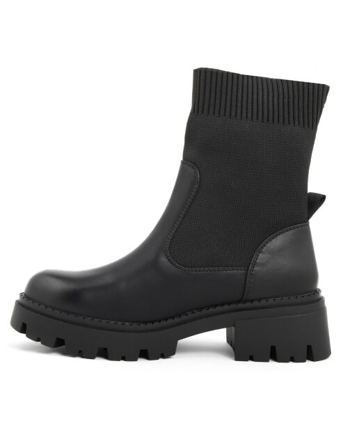 Boots Zoé noires - Talon 6.5 cm