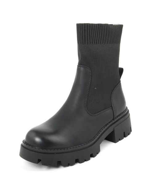 Boots Zoé noires - Talon 6.5 cm