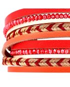 Fernando Gold/Korallenrotes Armband