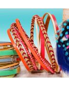 Fernando Gold/Korallenrotes Armband