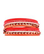 Fernando Gold/Korallenrotes Armband