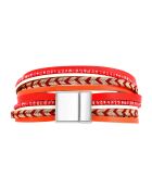Fernando Gold/Korallenrotes Armband