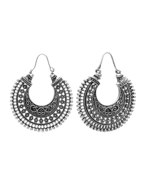 Boucles d'oreilles Kiriak argentées
