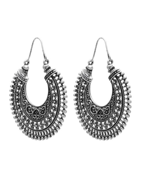 Boucles d'oreilles Kiriak argentées