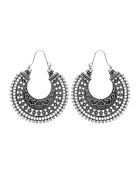 Boucles d'oreilles Kiriak argentées