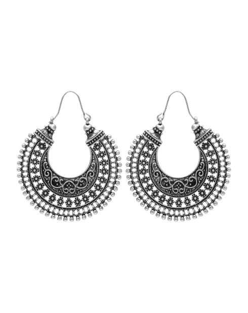 Boucles d'oreilles Kiriak argentées