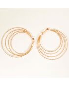 Boucles d'oreilles Eosol dorées