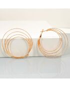 Boucles d'oreilles Eosol dorées