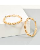 Boucles d'oreilles Linksor dorées