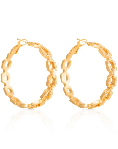 Boucles d'oreilles Linksor dorées