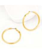 Boucles d'oreilles Eolus dorées
