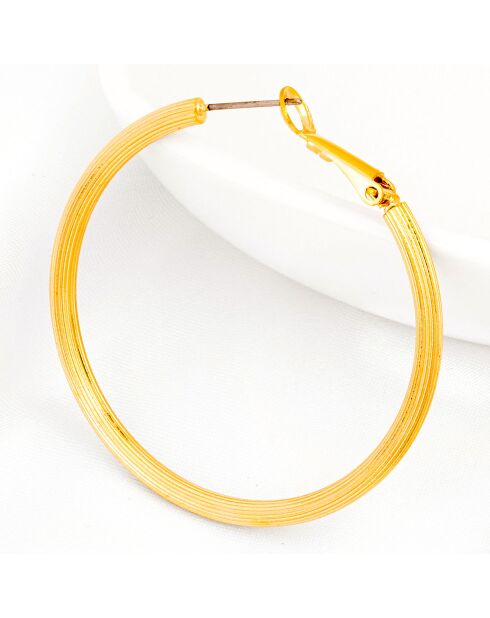 Boucles d'oreilles Eolus dorées