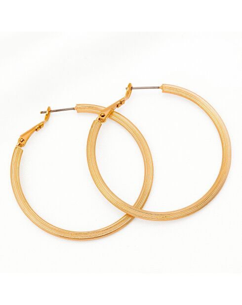 Boucles d'oreilles Eolus dorées